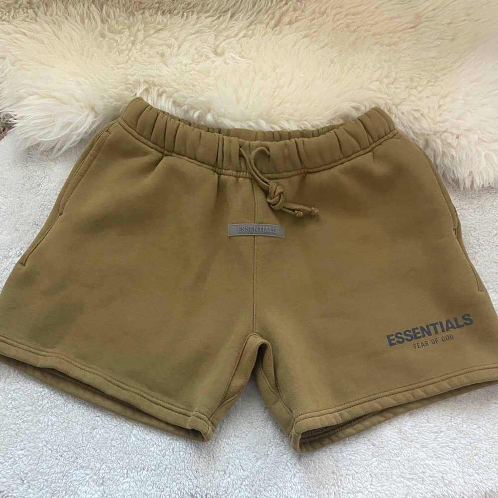 Fear of God Essentials Boys Khaki Shorts